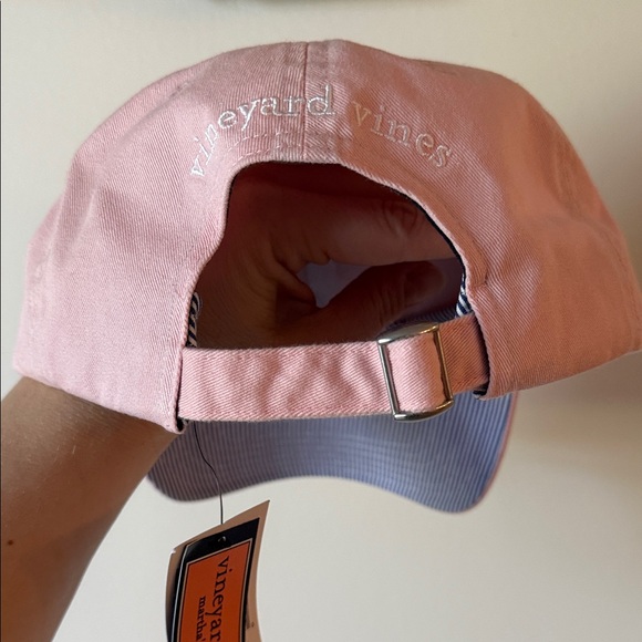 Vineyard Vines Pink Whale Logo Baseball Hat | Adjustable | NWT - Picture 2 of 5